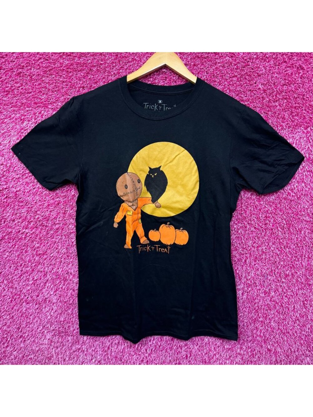 Trick r Treat Sam The Demon of Halloween Horror Movie Tee M